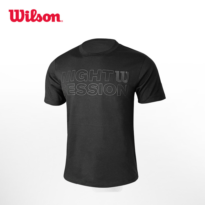 [WRA815601（黑色）_2XL] 威尔胜-WRA815601 NIGHT SESSION TCH TEE BK T恤（黑色） (2XL)