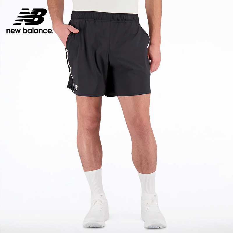 [MS31403-BK_2XL] NEW BALANCE -MS31403-BK男梭织短裤 (2XL)