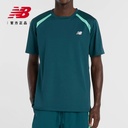 NEW BALANCE -MT61L02K-AAV 红土网球系列法网男子短袖T恤 （绿色）