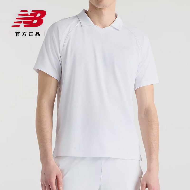 [MT61W0HT-WT_2XL] NEW BALANCE -MT61W0HT-WT  红土网球系列法网男子短袖T恤 (2XL)
