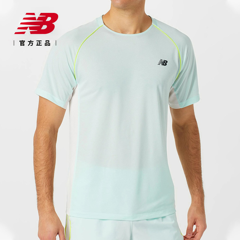 NEW BALANCE -MT6116GM-AAW 男子短袖T恤