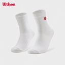 威尔胜-WU00015331WTA  亮白色 中腰袜