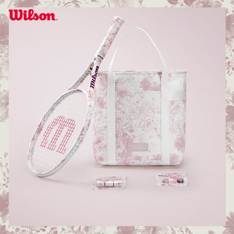 威尔胜-WR8047001001  FLORAL TOTE 2024 PINK/WHITE  背包